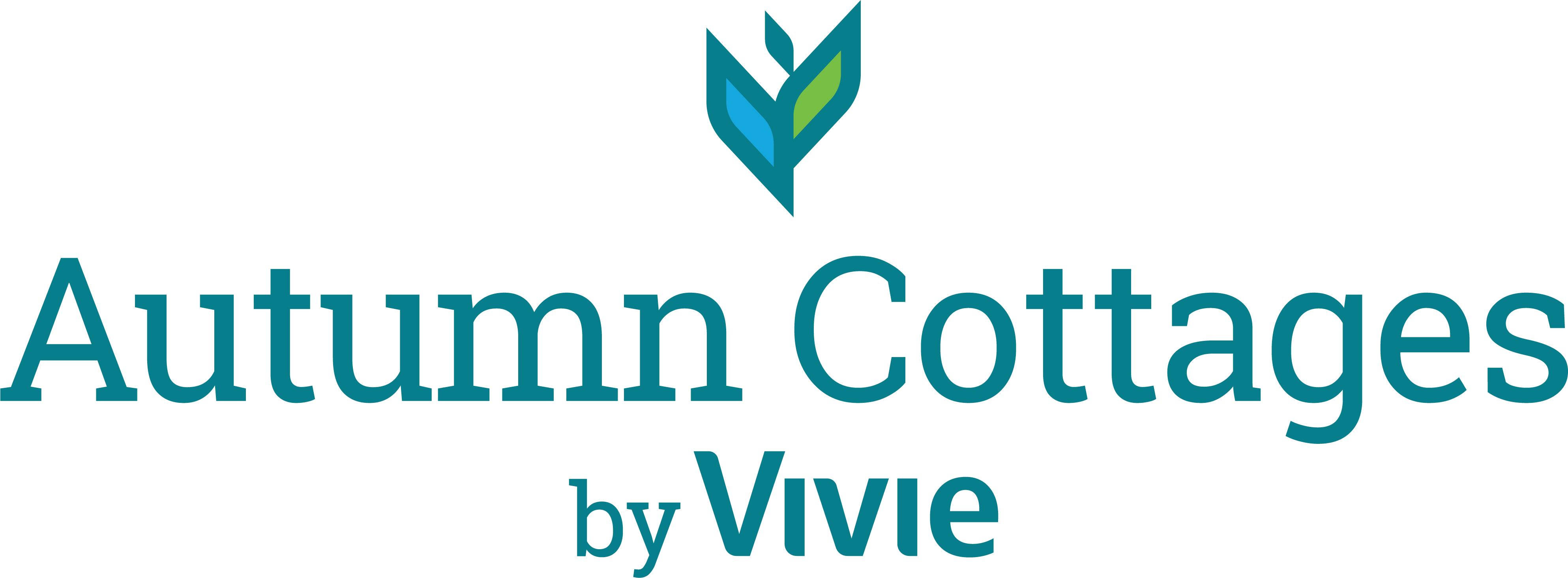 Autumn Cottages by Vivie